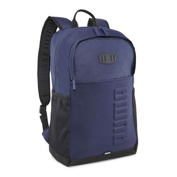 Rucsac unisex cu logo in relief S - 27 L - Bleumarin