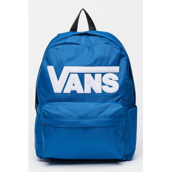 Rucsac unisex din material textil cu logo Old Skool Drop - Alb/Albastru royal