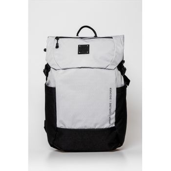 Rucsac unisex Egan - Negru/Gri deschis