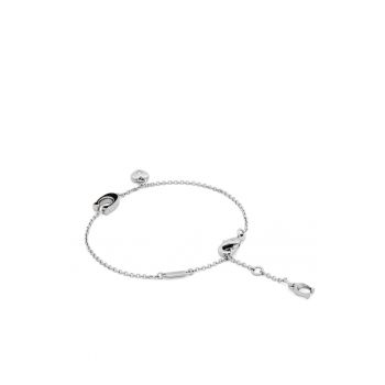 Bransoleta dama -  plastic - argintie - One Size INTL