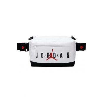 Geanta barbati -  model Jam Crossbody Bag - 3 -3L - 14x23x9cm - negru/alb