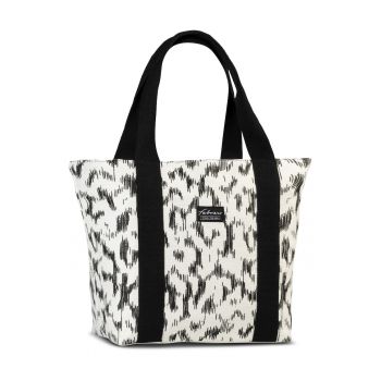 Geanta de Plaja  52x36x18 cm - 18L - Negru I Alb