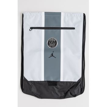 Geanta pentru fitness unisex Paris Saint Germain Jordan Academy - 13 L - Negru/Gri deschis