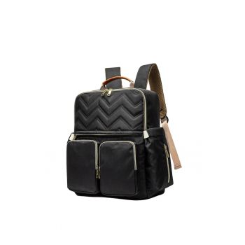 Geanta / Rucsac pentru Mamici cu bebelusi -  multifunctional - mini aleza inclusa - negru