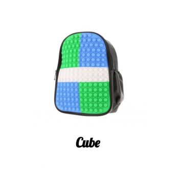 Rucsac - Alb/Verde/Negru/Multicolor/Albastru