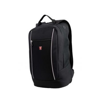 Rucsac barbati -  seria Style - 27.5 x 14 x 45 cm - negru