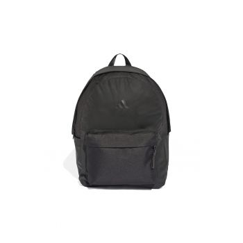 Rucsac cu buzunar frontal cu fermoar - Negru/Gri antracit