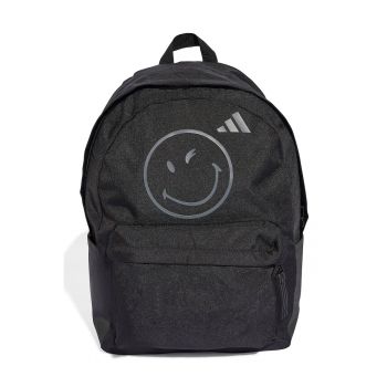 Rucsac cu compartiment pentru laptop Smiley - Negru