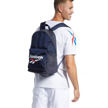 Rucsac cu imprimeu logo CL FO - Alb/Bleumarin