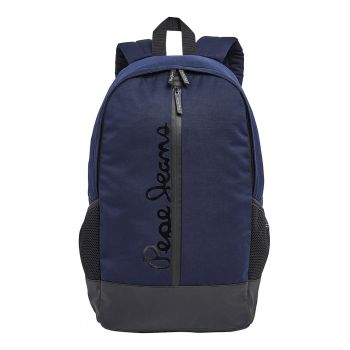 Rucsac cu imprimeu logo Hank - Bleumarin