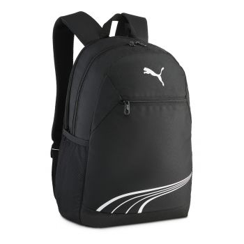 Rucsac cu logo FUNDAMENTAL - Negru/Alb optic
