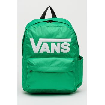 Rucsac cu logo in relief Old Skool - Verde electric/Alb optic
