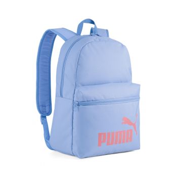 Rucsac cu logo Phase - Albastru lavanda/Rosu stins
