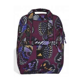 Rucsac cu model grafic - Visiniu/Negru