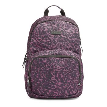 Rucsac dama  Upperclass - compartiment dublu - mov - 44.5x30.5x16.5cm