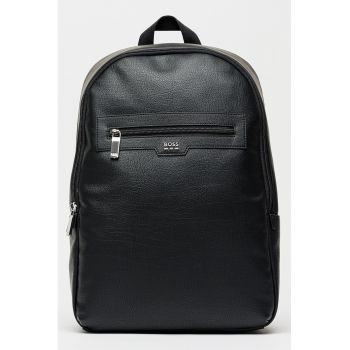 Rucsac de piele ecologica Lewys - 19 L - Negru