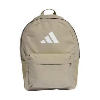 Rucsac din material textil Classic Bars - 27.5 L - Alb/Maro camel