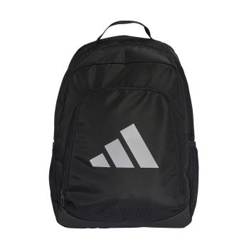 Rucsac din material textil cu fermoar - Negru/Gri
