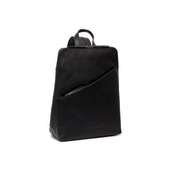 Rucsac din piele naturala Amanda - 9.8 L - Negru