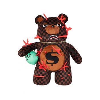 Rucsac  Ninja Star Moneybear maro 63.5x17.78x30.5cm poliester velur