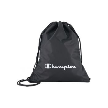 Rucsac pentru incaltaminte -  negru - 44x32cm - cu logo mare