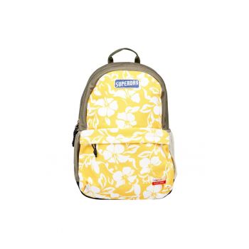 Rucsac Superdry - 48x33x14cm - cu multiple compartimente - galben