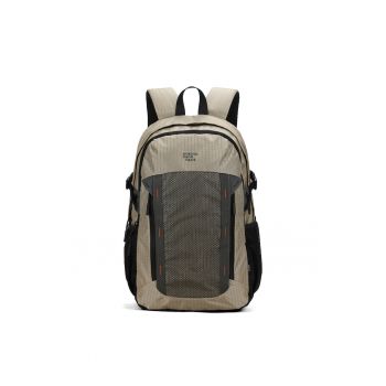 Rucsac textil cu buzunar frontal de plasa - Verde