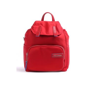 Rucsac textil cu clapeta si snur Urban - 26x12x31 cm