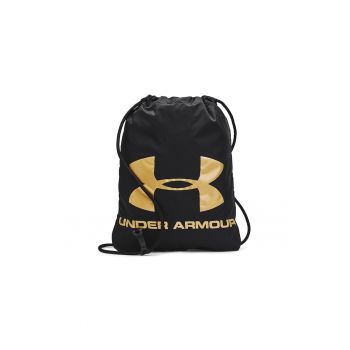 Rucsac unisex cu imprimeu logo Ozee - Auriu/Negru
