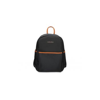 Rucsac unisex cu un compartiment pentru laptop Elora - Negru/Maro