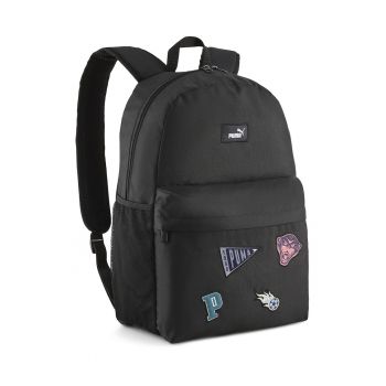 Rucsac unisex Phase Patch - 20 L - Negru/Roz pastel/Albastru deschis