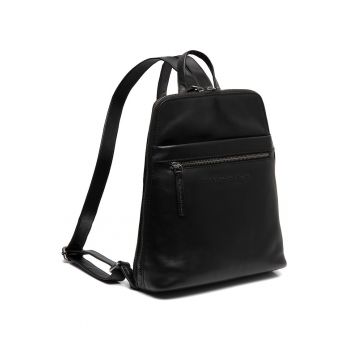 Rucsac unisex piele naturala - 7.3 litri - Linford - - Negru