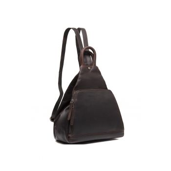 Rucsac unisex piele naturala - 9.2 litri - Howard - - Maro