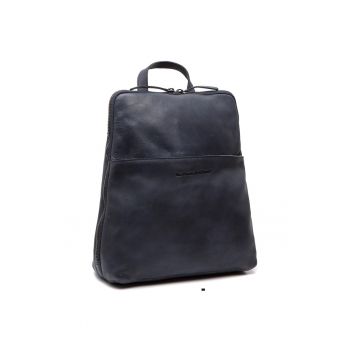 Rucsac unisex piele naturala - 9 litri - Bern - - Bleumarin