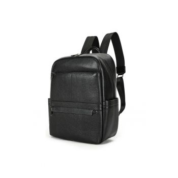 Rucsac Urban - Calatorii din Piele Naturala - Industry - negru