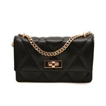 Geanta ALDO neagra, BELLAGRACE 001, din piele ecologica