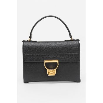 Geanta crossbody de piele Arlettis MD5 - Negru