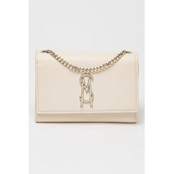 Geanta crossbody de piele ecologica Ramone - Crem