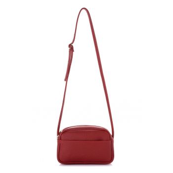 Geanta crossbody din piele ecologica - Rosu