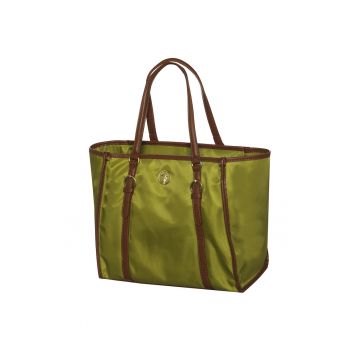 Geanta de cumparaturi  HOUSTON LARGE - verde/maro - 29 -5x35/45x18cm