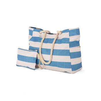 Geanta de Plaja  50x36x26 cm - 46L - Poliester - BZ 5925 - Albastru