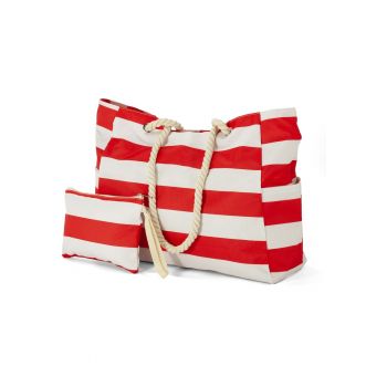Geanta de Plaja  50x36x26 cm - 46L - Poliester - BZ 5925 - Rosu