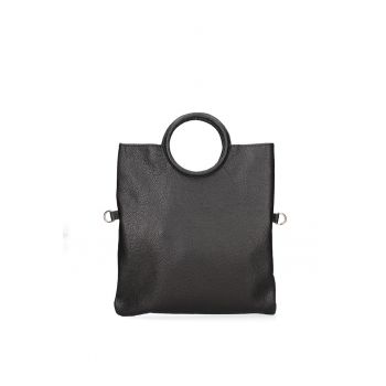Geanta tote din piele Valora Chic - Negru