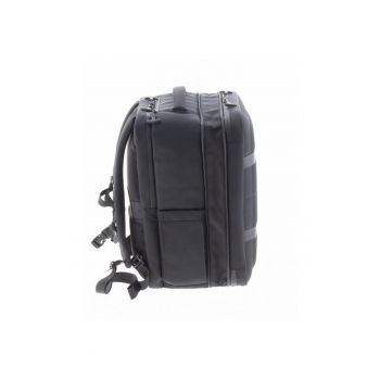 Rucsac avion 40x30x20/25 cm extensibil  Defender - bagaj de mana Wizz Air/Ryanair - poliester - 24/30L - negru