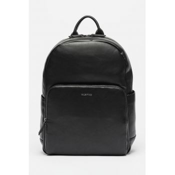 Rucsac de piele ecologica cu barete ajustabile Horizon - Negru