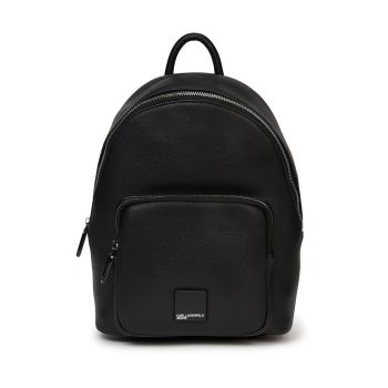 Rucsac mic cu buzunar frontal cu fermoar - Black Onyx