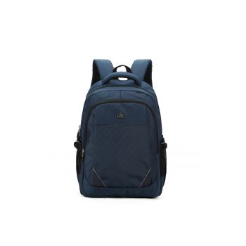 Rucsac unisex cu bretele ajustabile Avelon Lux - Albastru oceanic