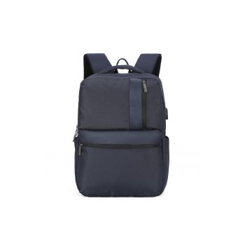 Rucsac unisex cu bretele ajustabile Novaris Chic - Bleumarin
