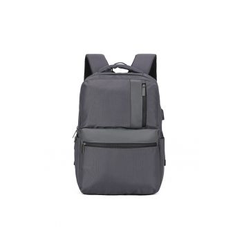 Rucsac unisex cu bretele ajustabile Novaris Chic - Gri
