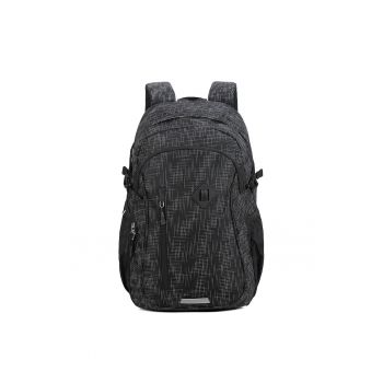 Rucsac unisex cu buzunar pentru laptop Zenitho - Negru